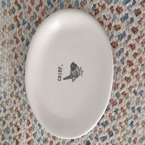 Rae Dunn Chirp plate - Artisan Collection